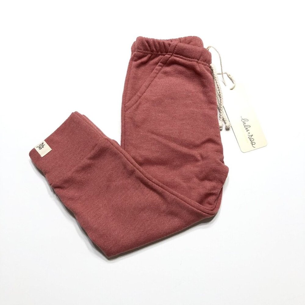 NWT • LULU + ROO Rose Pink Joggers {18/24M}